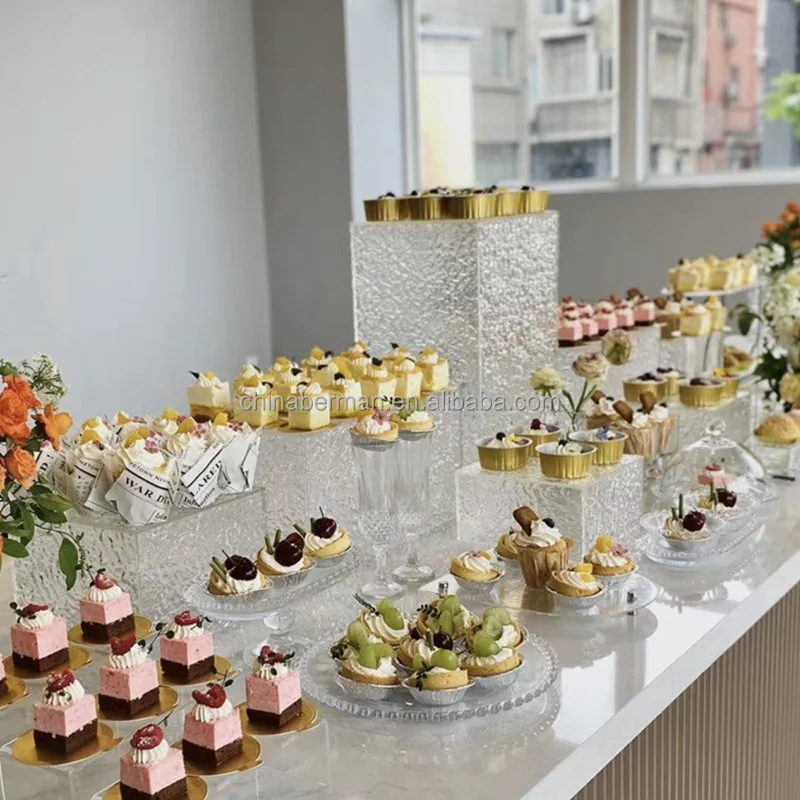 Decoratie voor bruiloftsevenem - Display Risers Set recensie en prijs