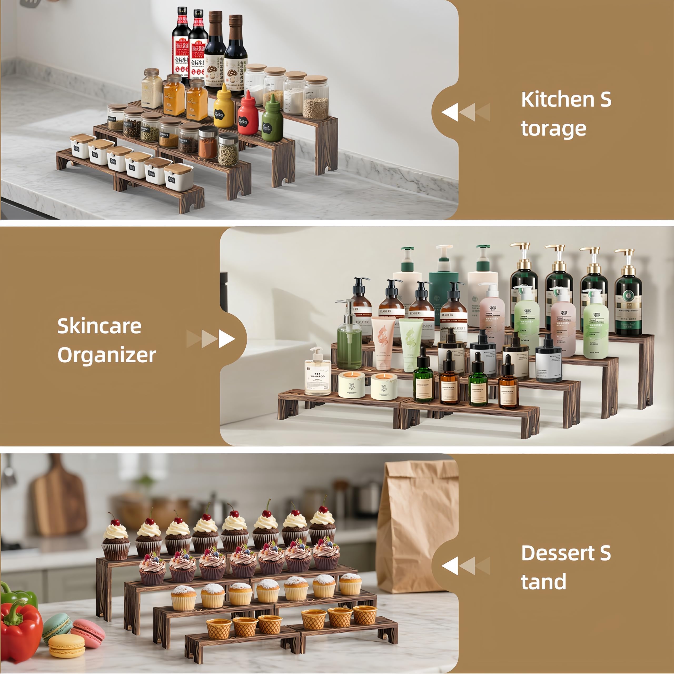 2-delige houten displaystandaa - Display Risers Set recensie en prijs